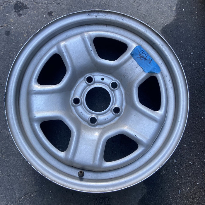 16" COMPASS 14 16x6.5, steel, 5 spoke Original OEM Wheel Rim - Front View