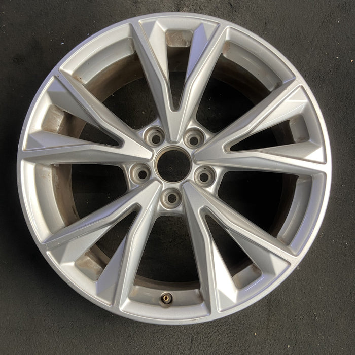 18" AUDI Q3 21-25 18x7 , , V spoke Original OEM Wheel Rim - Additional View