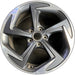 18" VELOSTER 19-20 18x7.5 , 5 spoke, angled spoke Original OEM Wheel Rim - Front View