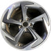 18" VELOSTER 19-20 18x7.5 , 5 spoke, angled spoke Original OEM Wheel Rim - Front View