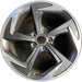 18" VELOSTER 19-20 18x7.5 , 5 spoke, angled spoke Original OEM Wheel Rim - Front View