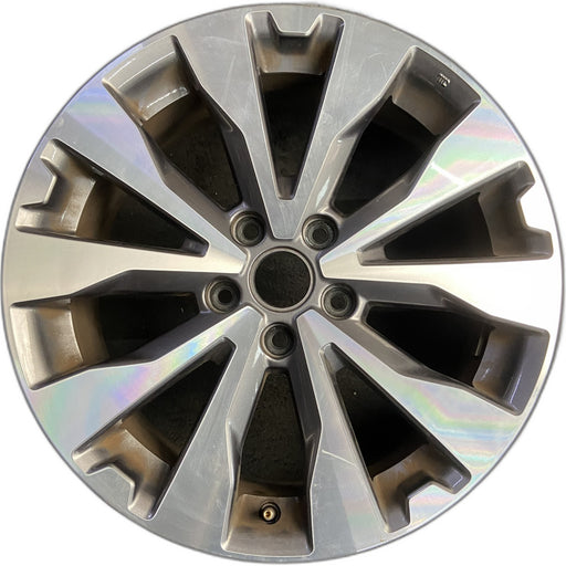 18" LEGACY 17 18x7 , gray inlay Original OEM Wheel Rim - Front View