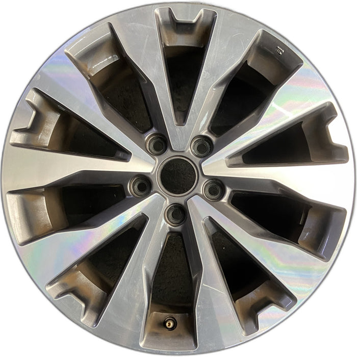 18" LEGACY 17 18x7 , gray inlay Original OEM Wheel Rim - Front View