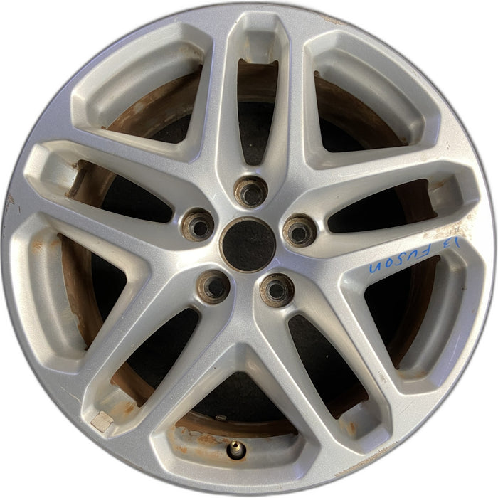 17" FUSION 13-14 17x7.5, , 5 split spokes Original OEM Wheel Rim - Front View