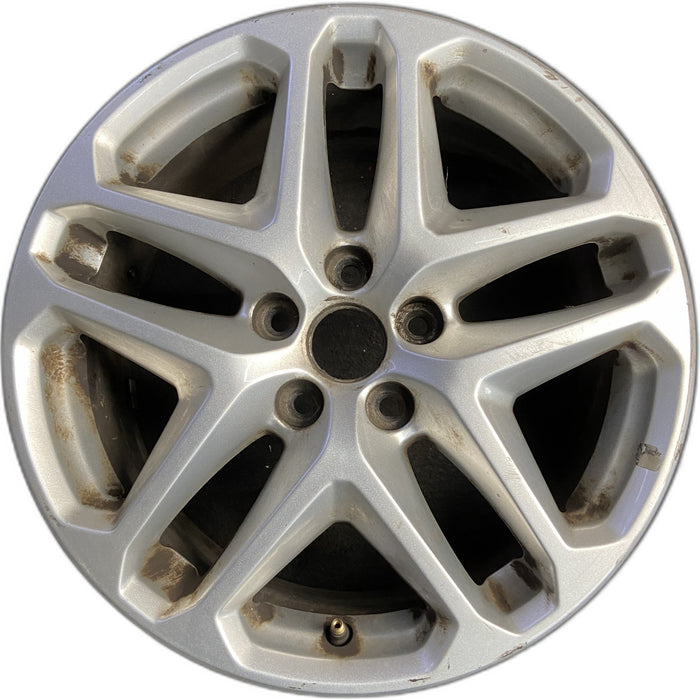 17" FUSION 13-14 17x7.5, , 5 split spokes Original OEM Wheel Rim - Front View
