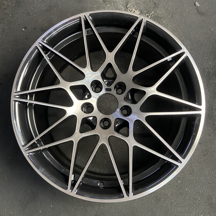 20" BMW M3 18 20x10, 10 spoke , black Original OEM Wheel Rim - Additional View