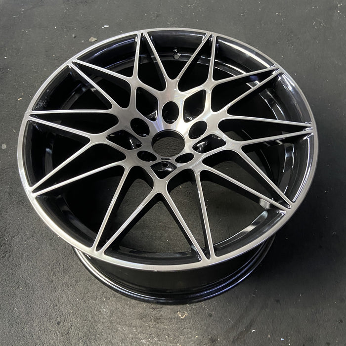 20" BMW M3 18 20x10, 10 spoke , black Original OEM Wheel Rim - View 8