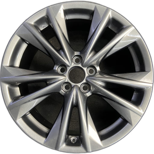 19" LEXUS ES250 21 19x8 , silver Original OEM Wheel Rim - Front View