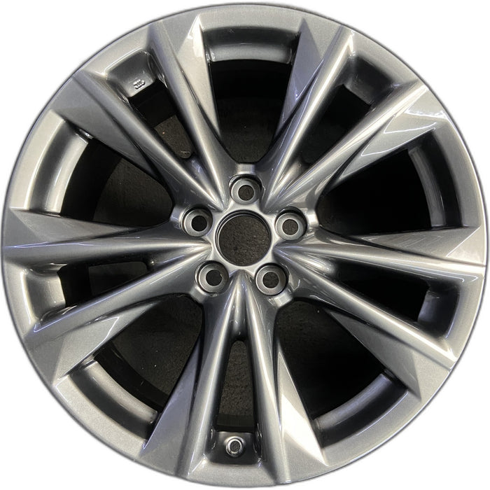 19" LEXUS ES250 21 19x8 , silver Original OEM Wheel Rim - Front View