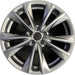 19" LEXUS ES250 21 19x8 , silver Original OEM Wheel Rim - Front View