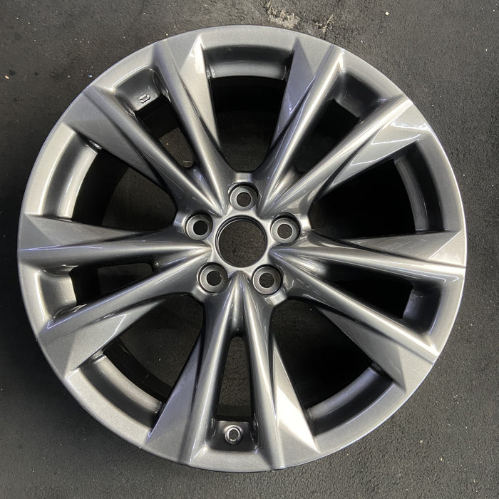 19" LEXUS ES250 21 19x8 , silver Original OEM Wheel Rim - Additional View