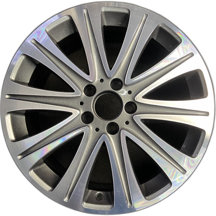 18" MERCEDES CLA-CLASS 17-19 117 Type, CLA250, 18x7.5, w/o AMG; 10 individual - Front View