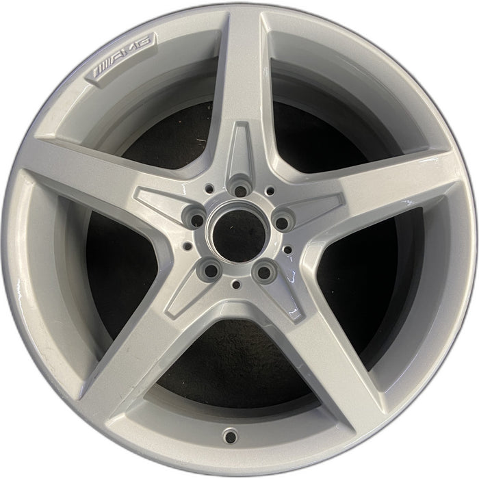 19" MERCEDES S-CLASS 13-15 231 Type; SL550, 19x8.5, 5 spoke Original OEM Wheel - Front View
