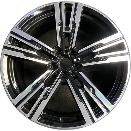 21" 750e 24-25 21x9, 5 spoke, double spoke Original OEM Wheel Rim - Front View