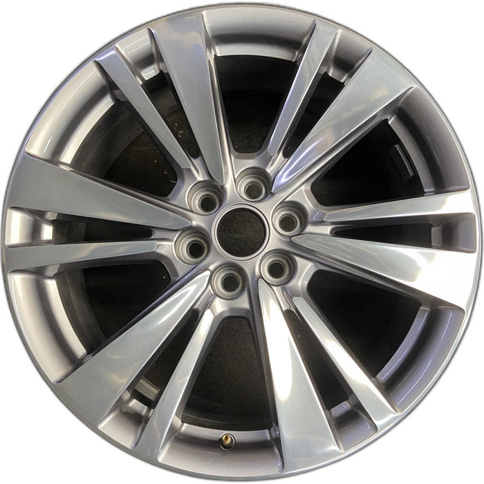 20" XT5 20-25 20x8, 6 split spoke Original OEM Wheel Rim - Front View