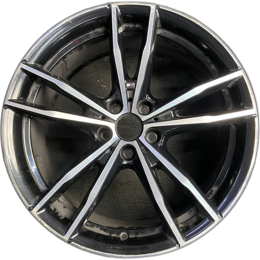 19" BMW 230i 22-24 19x8, , double spoke, narrow spoke Original OEM Wheel Rim - Front View