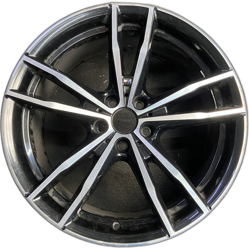 19" BMW 230i 22-24 19x8, , double spoke, narrow spoke Original OEM Wheel Rim - Front View