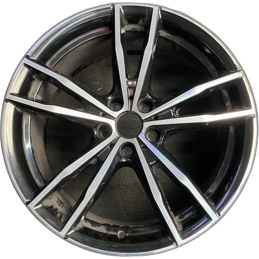 19" BMW 230i 22-24 19x8, , double spoke, narrow spoke Original OEM Wheel Rim - Front View