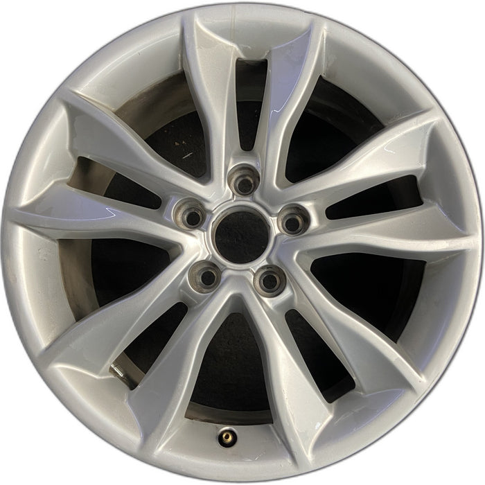 17" AUDI A3 09-13 17x7.5 , 5 spoke, double Original OEM Wheel Rim - Front View