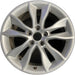 17" AUDI A3 09-13 17x7.5 , 5 spoke, double Original OEM Wheel Rim - Front View