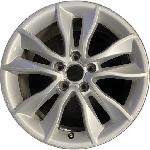 17" AUDI A3 09-13 17x7.5 , 5 spoke, double Original OEM Wheel Rim - Front View