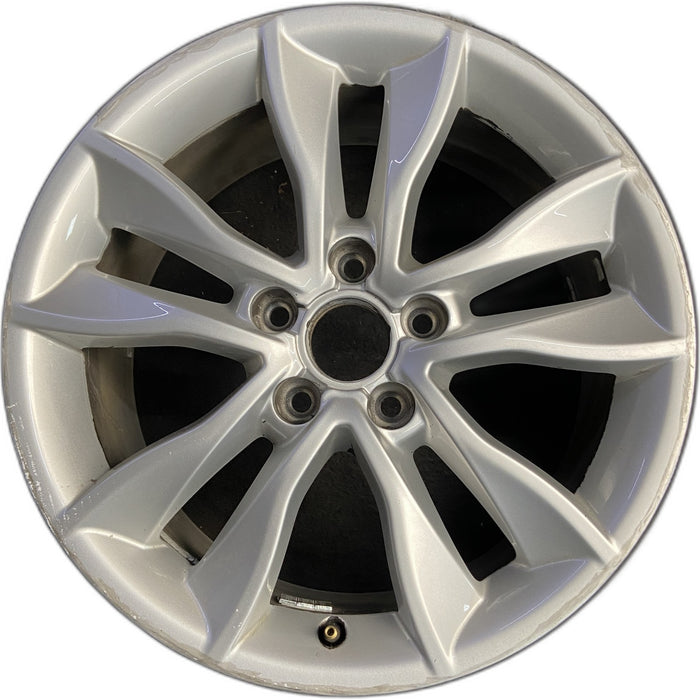 17" AUDI A3 09-13 17x7.5 , 5 spoke, double Original OEM Wheel Rim - Front View