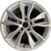 17" AUDI A3 09-13 17x7.5 , 5 spoke, double Original OEM Wheel Rim - Front View