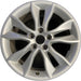 17" AUDI A3 09-13 17x7.5 , 5 spoke, double Original OEM Wheel Rim - Front View