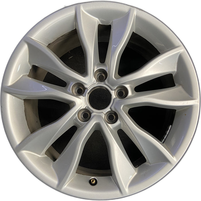 17" AUDI A3 09-13 17x7.5 , 5 spoke, double Original OEM Wheel Rim - Front View