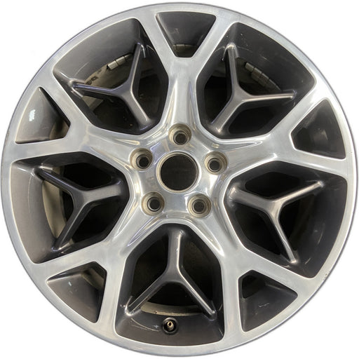 20" GRAND CHEROKEE 18 20x8, 5 spoke, double Y spoke Original OEM Wheel Rim - Front View