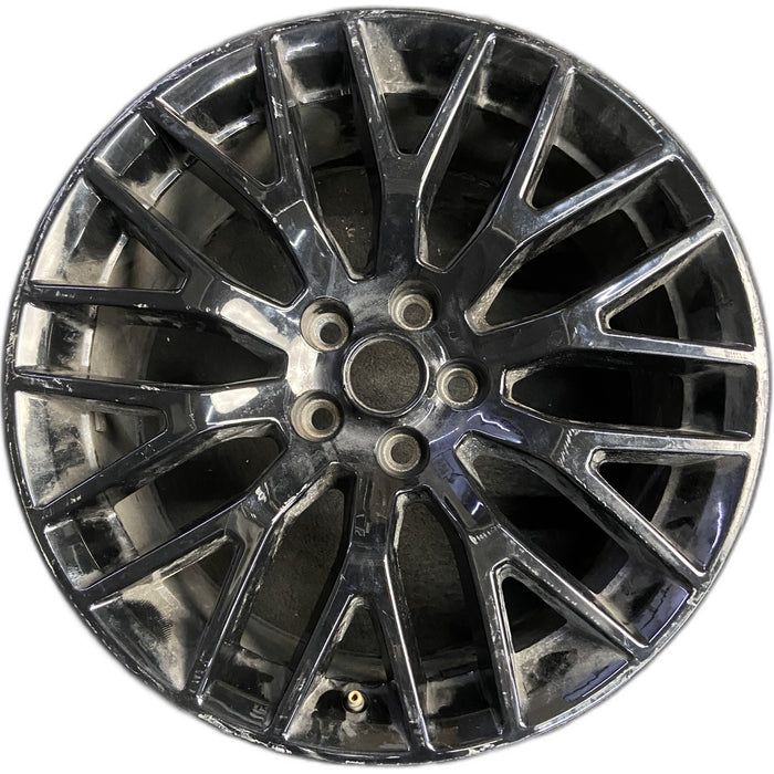 19" MUSTANG 16-17 19x9 , 20 spoke, , , silver nickel Original OEM Wheel Rim - Front View