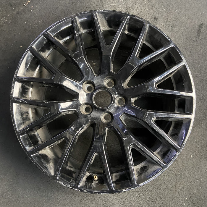 19" MUSTANG 16-17 19x9 , 20 spoke, , , silver nickel Original OEM Wheel Rim - Additional View