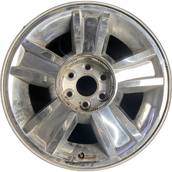20" AVALANCHE 1500 09-10 20x8.5, 5 spoke, covered lug nuts, grooved spoke - Front View