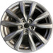 18" MAZDA CX-9 17-18 aluminum, 18x8, dark silver Original OEM Wheel Rim - Front View