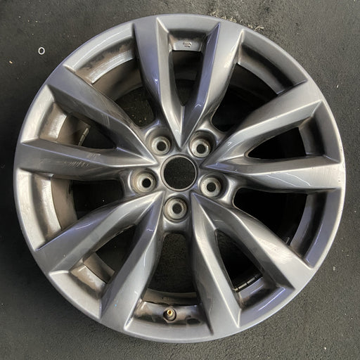 18" MAZDA CX-9 17-18 aluminum, 18x8, dark silver Original OEM Wheel Rim - Additional View