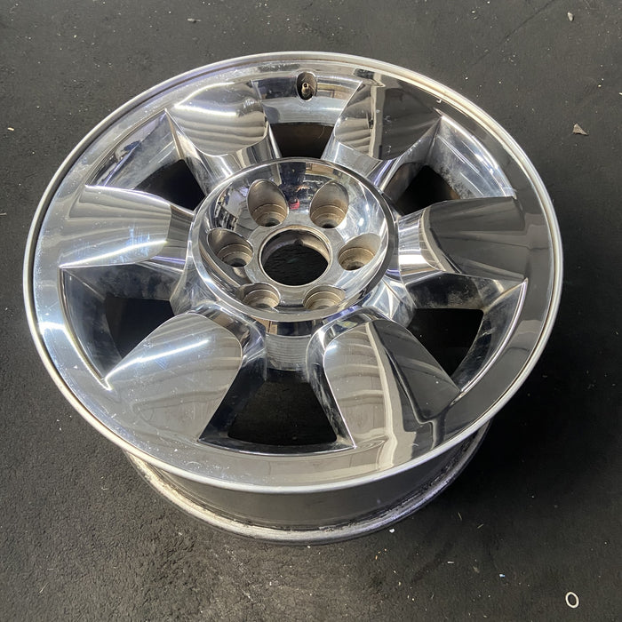 20" SIERRA 1500 PICKUP 09-11 20x8.5, 6 spoke, chrome, flat faced spoke, w/encirc - View 8