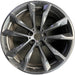 20" BMW X3 22-24 20x9.5 , , Y spoke design, black Original OEM Wheel Rim - Front View