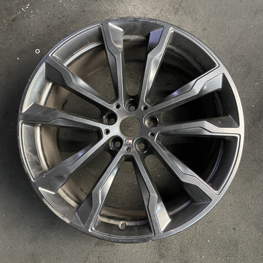 20" BMW X3 22-24 20x9.5 , , Y spoke design, black Original OEM Wheel Rim - Additional View