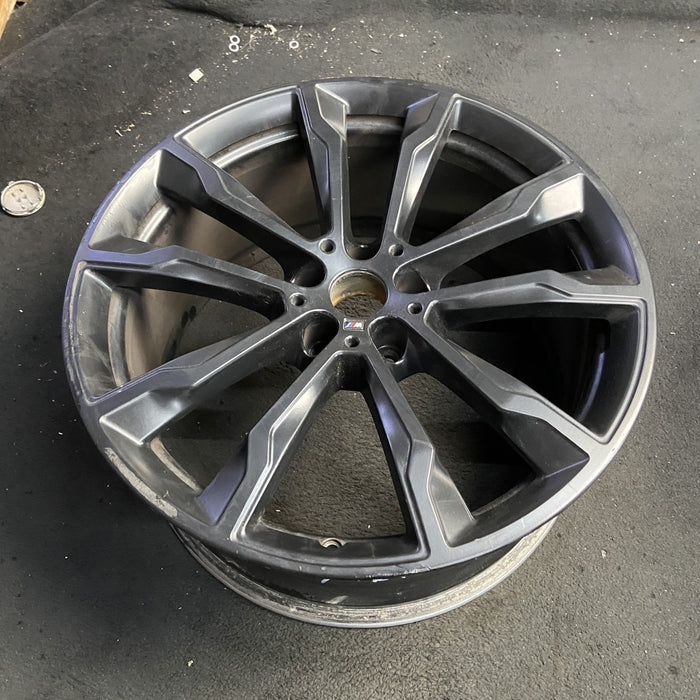 20" BMW X3 22-24 20x9.5 , , Y spoke design, black Original OEM Wheel Rim - View 7