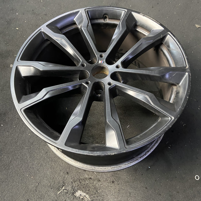 20" BMW X3 22-24 20x9.5 , , Y spoke design, black Original OEM Wheel Rim - View 8