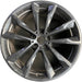 20" BMW X3 22-24 20x9.5 , , Y spoke design, black Original OEM Wheel Rim - Front View