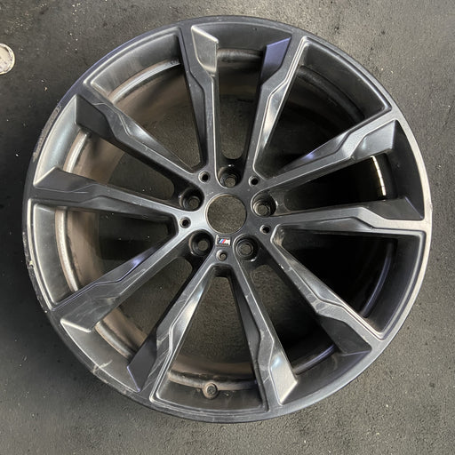 20" BMW X3 22-24 20x9.5 , , Y spoke design, black Original OEM Wheel Rim - Additional View
