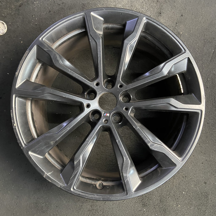 20" BMW X3 22-24 20x9.5 , , Y spoke design, black Original OEM Wheel Rim - Additional View
