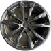 20" BMW X3 22-24 20x8 , , Y spoke design, black Original OEM Wheel Rim - Front View