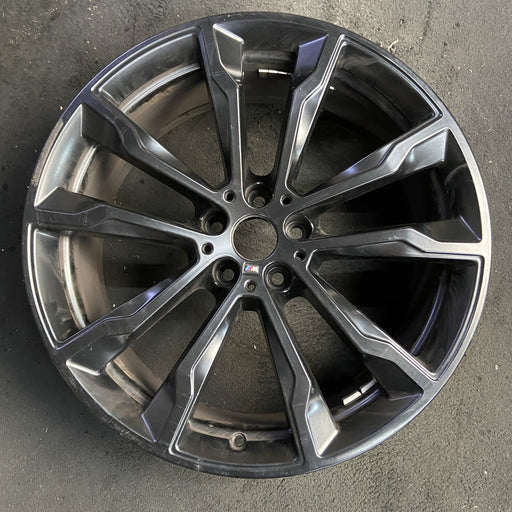 20" BMW X3 22-24 20x8 , , Y spoke design, black Original OEM Wheel Rim - Additional View