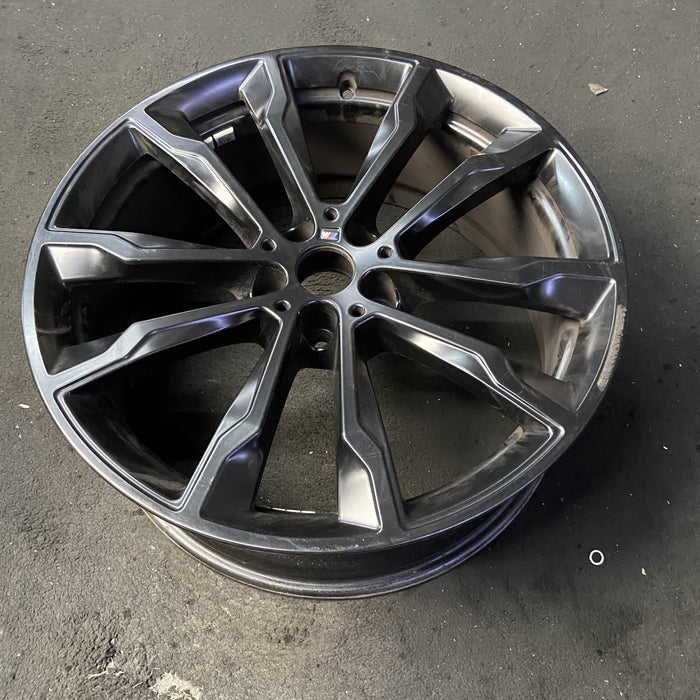20" BMW X3 22-24 20x8 , , Y spoke design, black Original OEM Wheel Rim - View 8