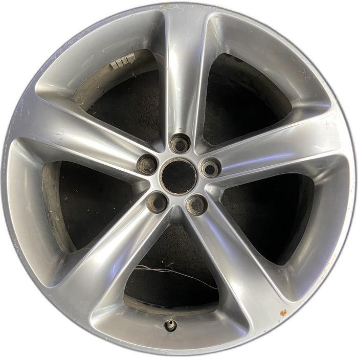 20" CHALLENGER 14 20x8, , silver Original OEM Wheel Rim - Front View