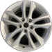 17" MALIBU 16 VIN Z , aluminum, 17x7.5 Original OEM Wheel Rim - Front View