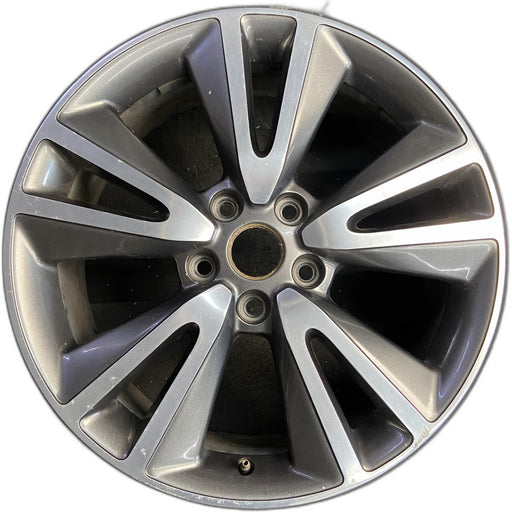 20" DURANGO 11-13 20x8 , polished face with pockets Original OEM Wheel Rim - Front View