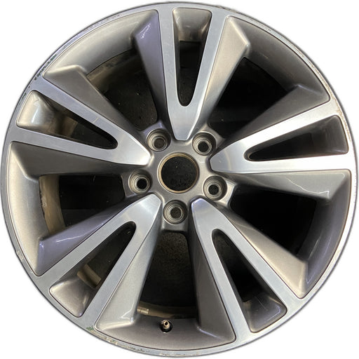 20" DURANGO 11-13 20x8 , polished face with pockets Original OEM Wheel Rim - Front View